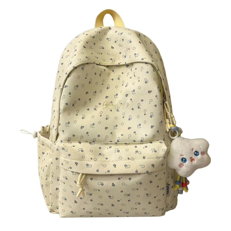 Leichter Rucksack Skanto mit Blumenmuster