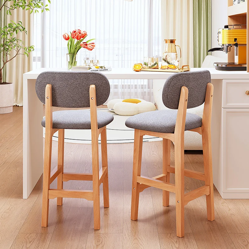 Verstellbarer Barhocker mit Rückenlehne und Polsterung Skanto