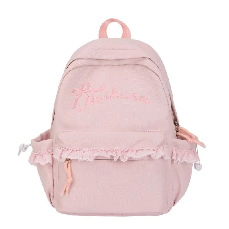 Bestickter Rüschenrucksack Skanto