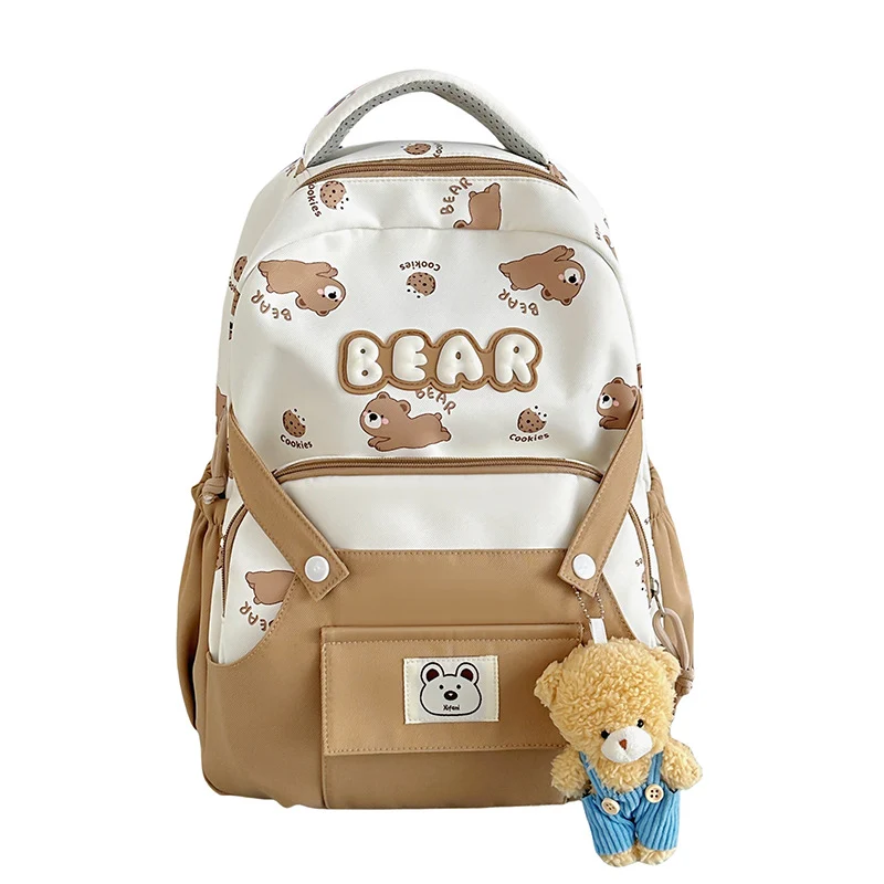Verspielter Rucksack Skanto mit Cartoon-Charakter