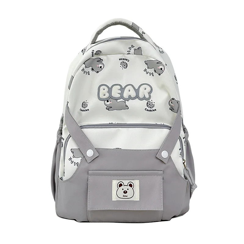 Verspielter Rucksack Skanto mit Cartoon-Charakter