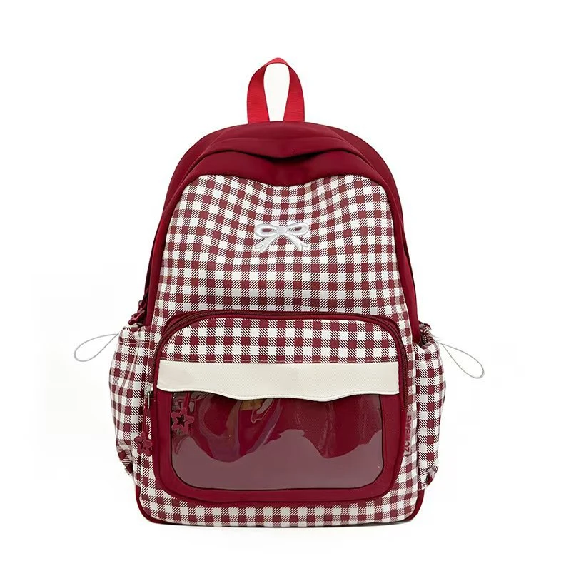 Multifunktionaler Rucksack Skanto mit Karomuster
