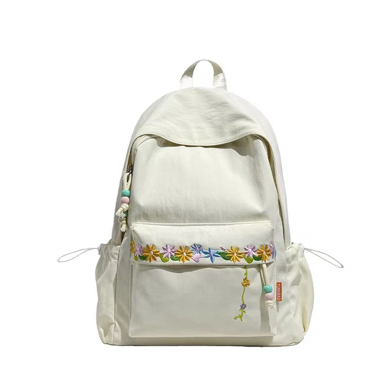 Bestickter Blumen-Tagesrucksack Skanto
