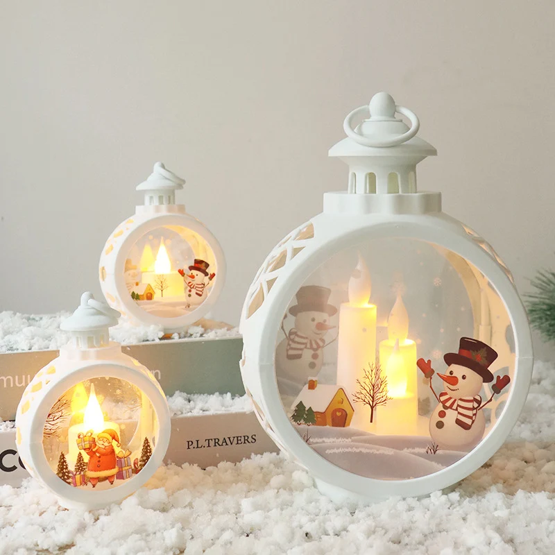 Weihnachtslaterne mit LED Beleuchtung