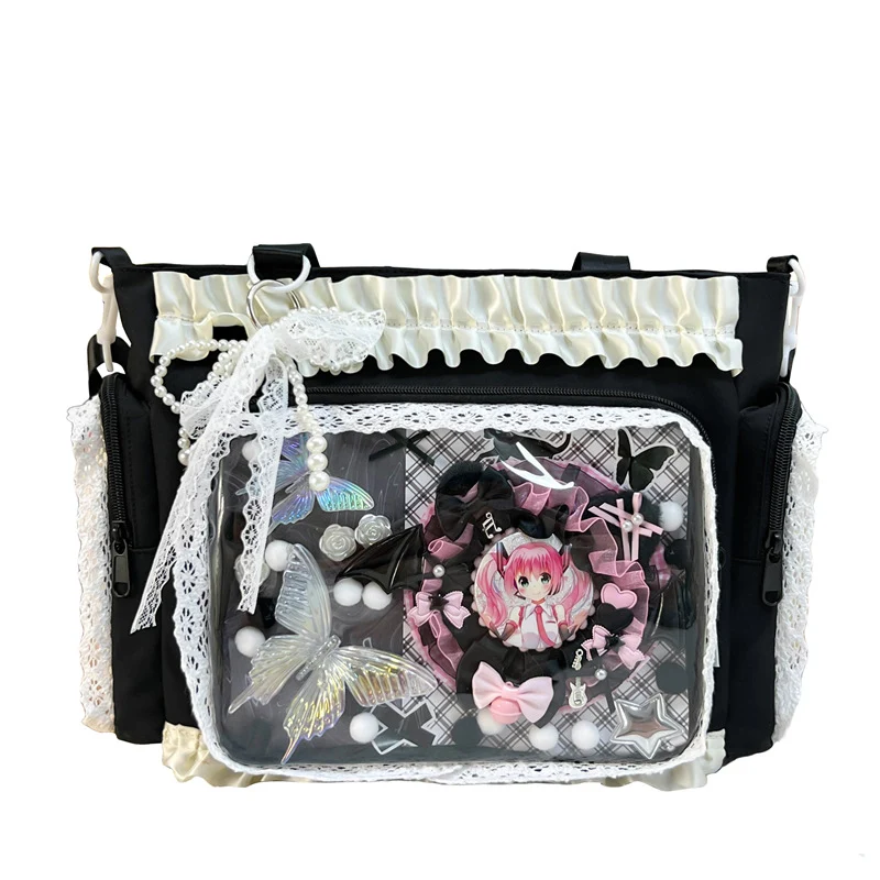 Dekorative Handtasche mit Charakter-Print Skanto