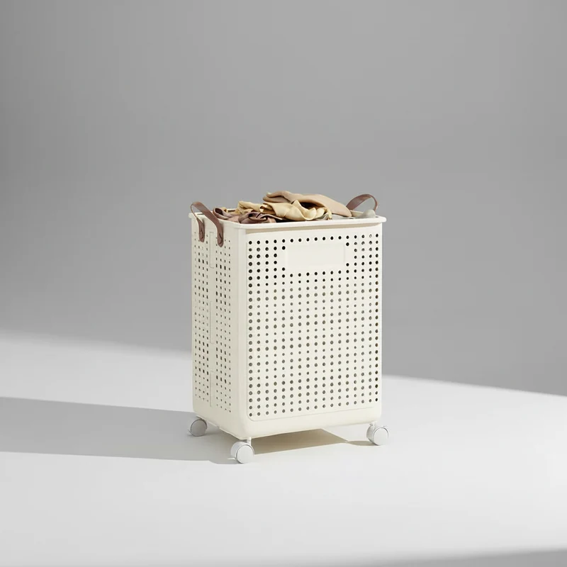 Klappbarer Rollen Wäschekorb - LaundryGlide
