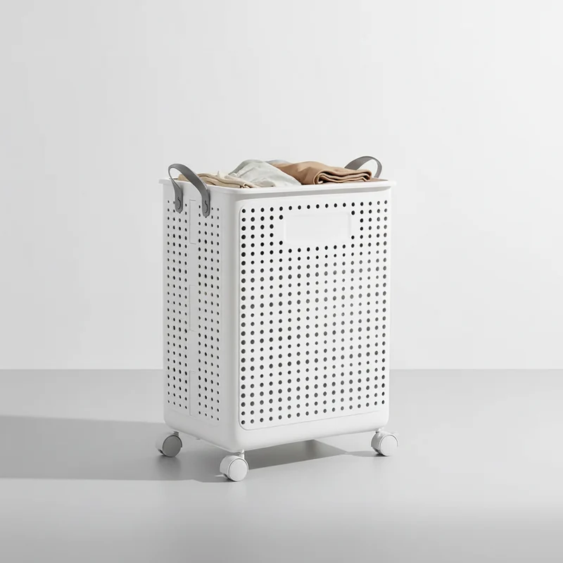 Klappbarer Rollen Wäschekorb - LaundryGlide