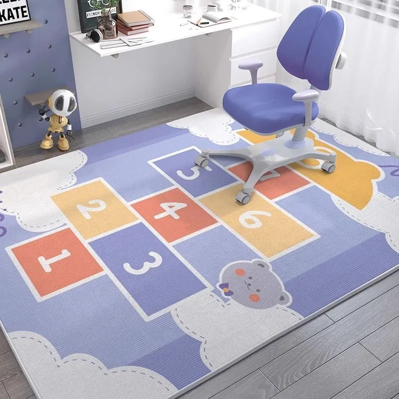 Verspielter Teppich im Cartoon-Stil