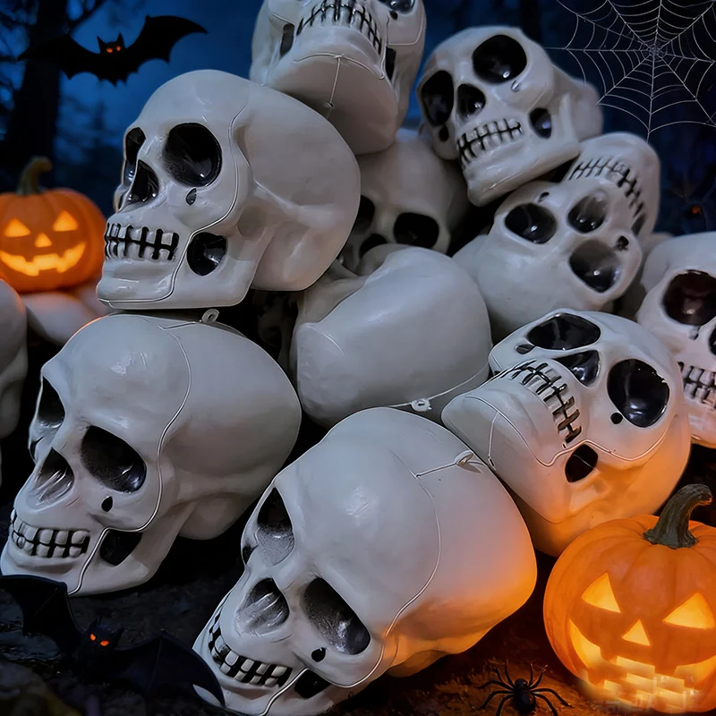 Gruselige Dekoration Totenkopf