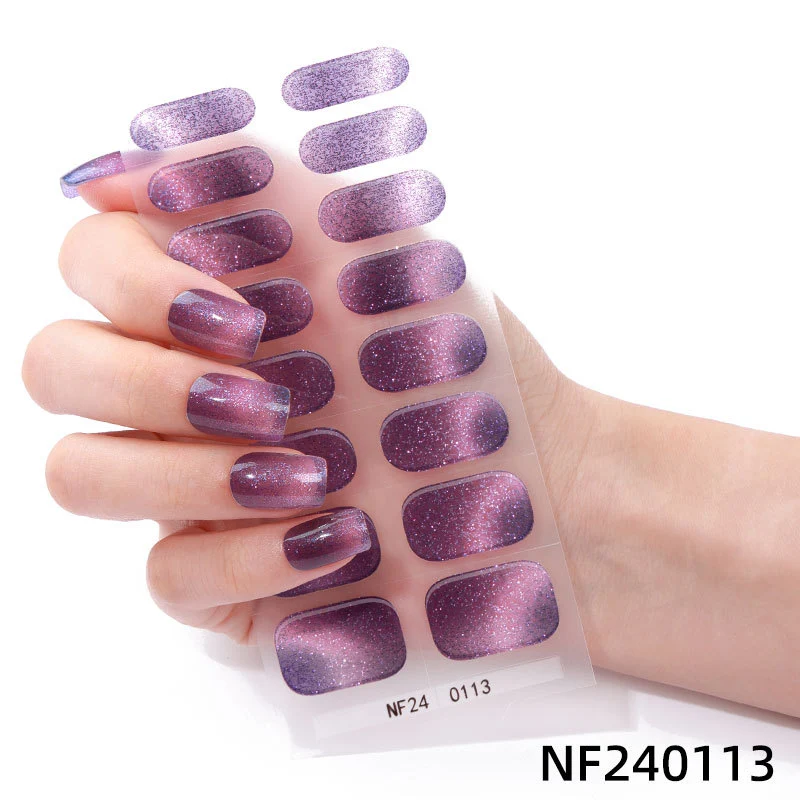 Glänzende Glossy Nail Wraps