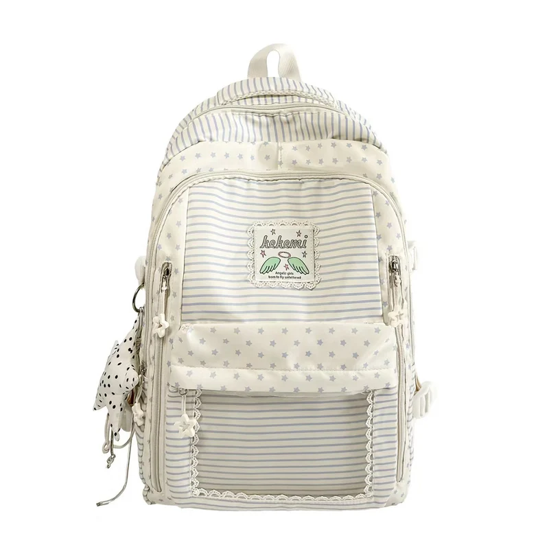 Stilvoller gestreifter Rucksack Skanto