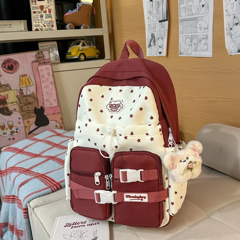 Stilvoller Rucksack Skanto mit Sternenmuster