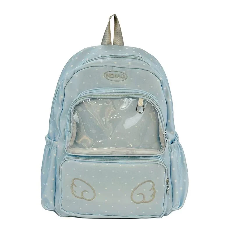 Rucksack Skanto mit transparenter Fronttasche