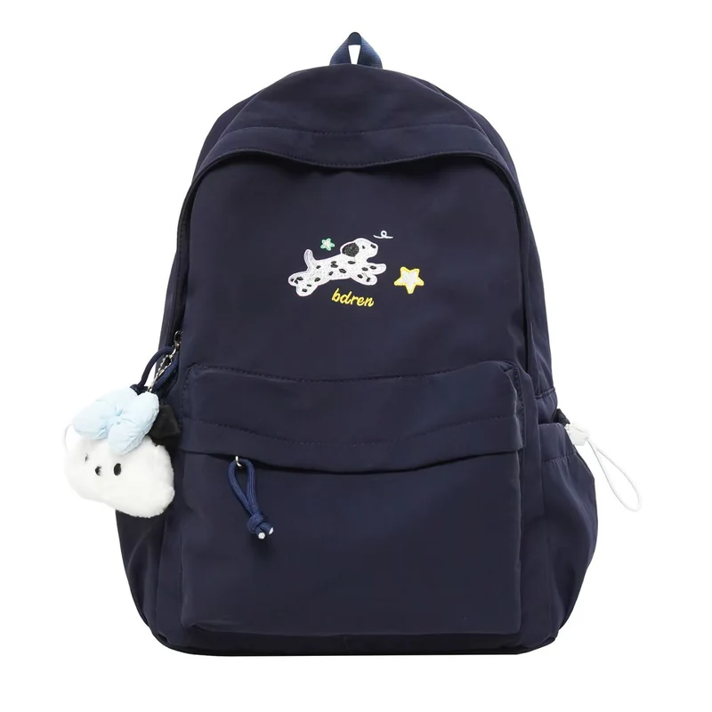Stylischer Plüsch-Rucksack Skanto mit Charakter-Motiv