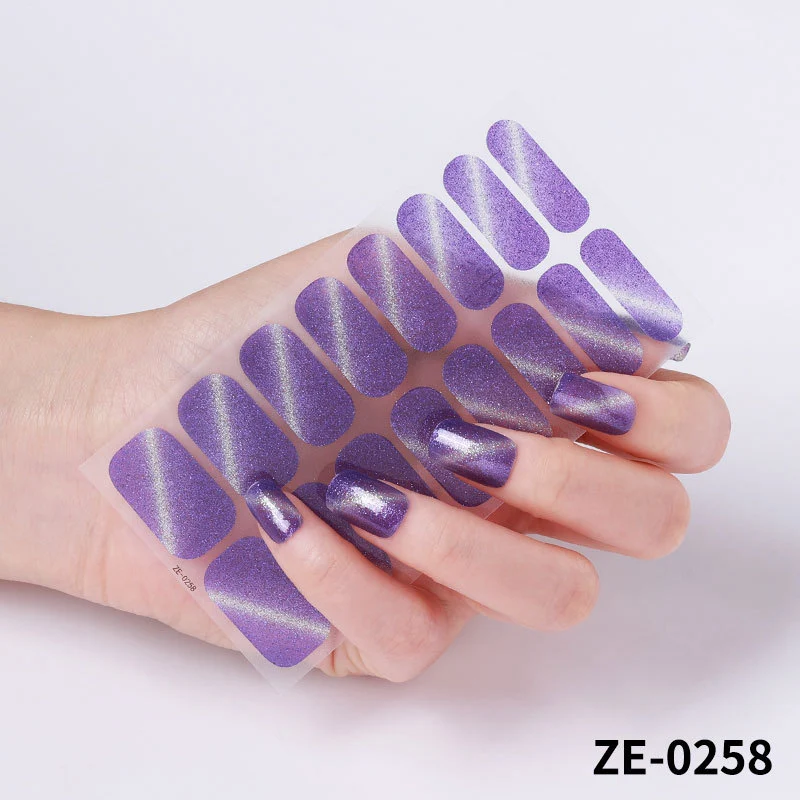 Ombre Glitter Nagel Wraps