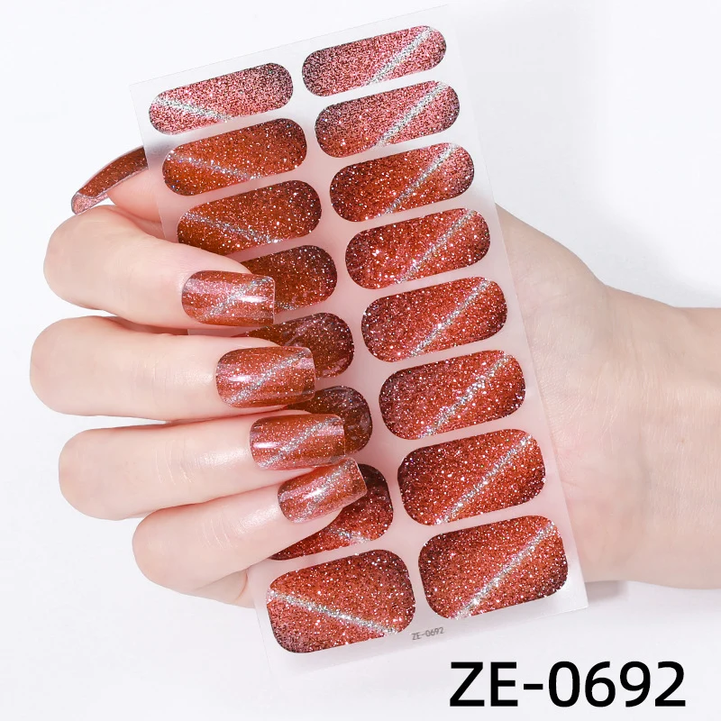 Ombre Glitter Nagel Wraps