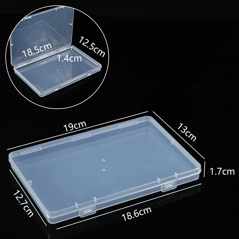 Transparente vielseitige Bastelaufbewahrungsbox Brehn