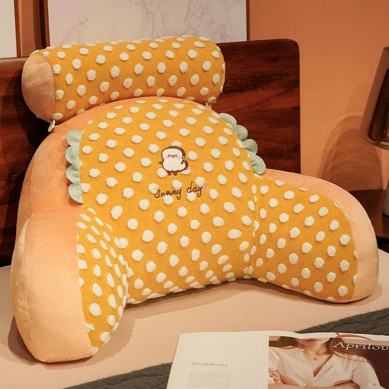 Ergonomisches Plüsch-Rückenstützkissen Skanto