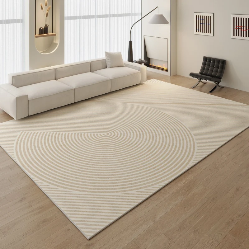 Minimalistischer strukturierter Teppich