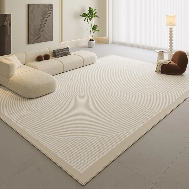 Minimalistischer strukturierter Teppich