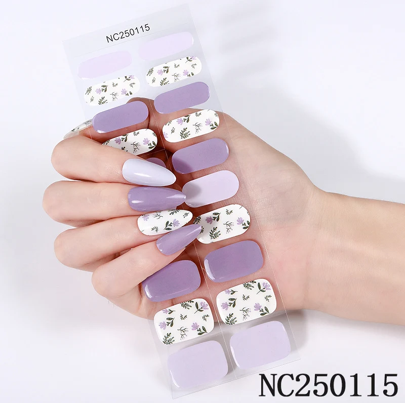 Stylische Faux-Tierdruck-Nagel-Wrapper