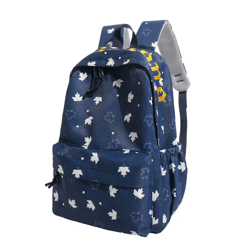 Stilvoller Rucksack mit Blattmuster Skanto