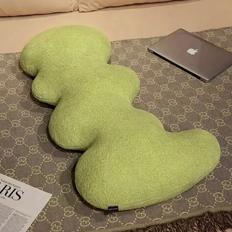 Ergonomisches Plüschkissen mit Wellendesign Skanto