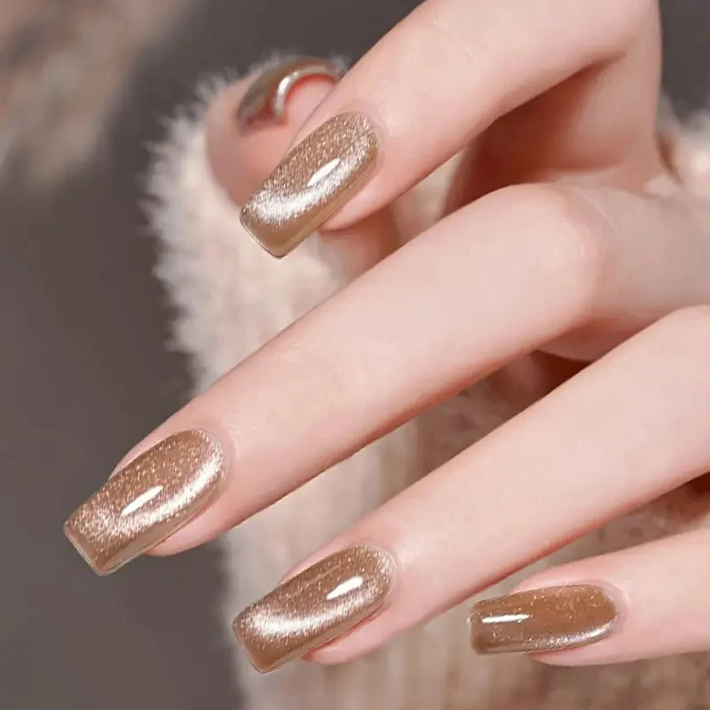 Glitzernde Nagelkunst Aufkleber
