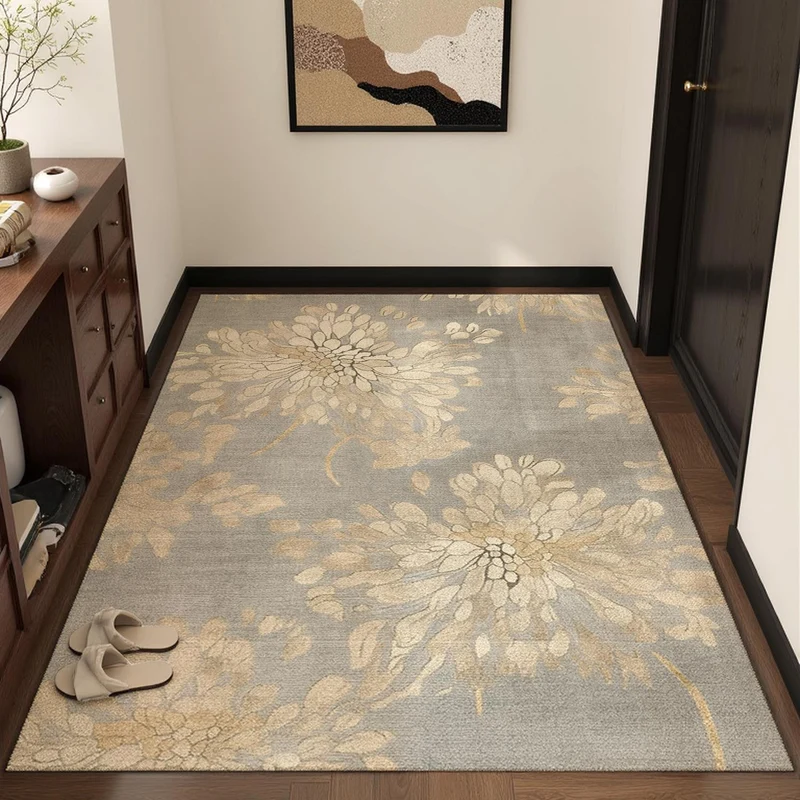 Eleganter floraler Teppich