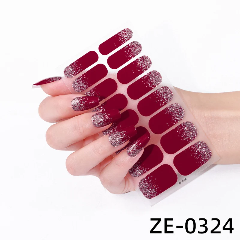 Premium Funkelnde Glitzer Nagelumhüllungen