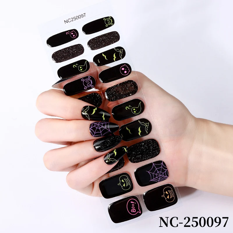 Halloween-Themen Nagelkunst-Wraps