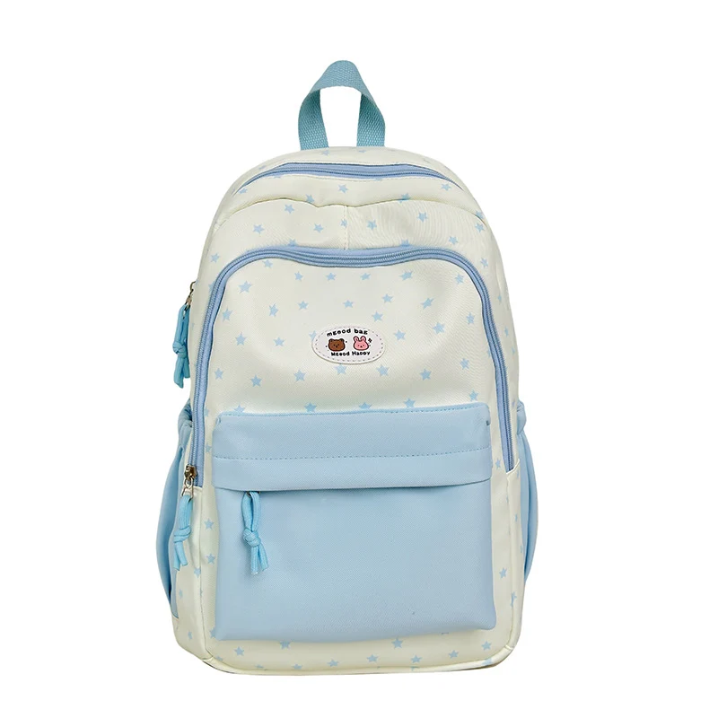 Rucksack mit Sternenprint und vielen Fächern Skanto