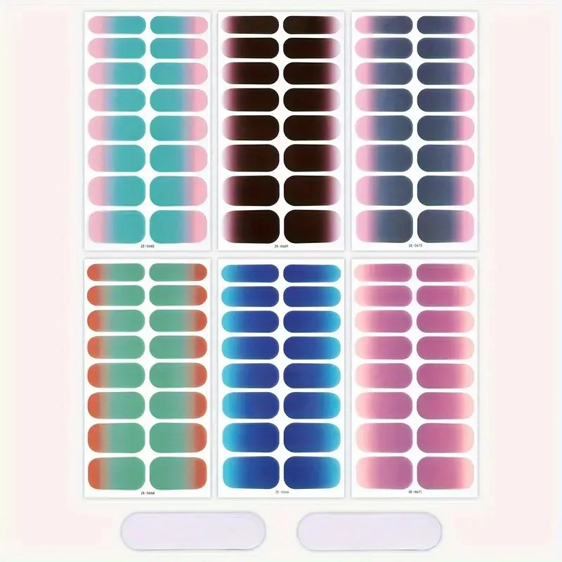 Gradient Ombre Nagel Wraps