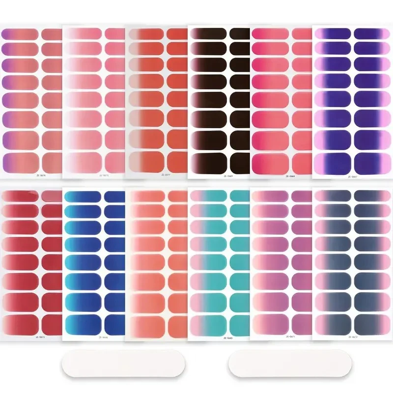 Gradient Gel Nagel Wraps