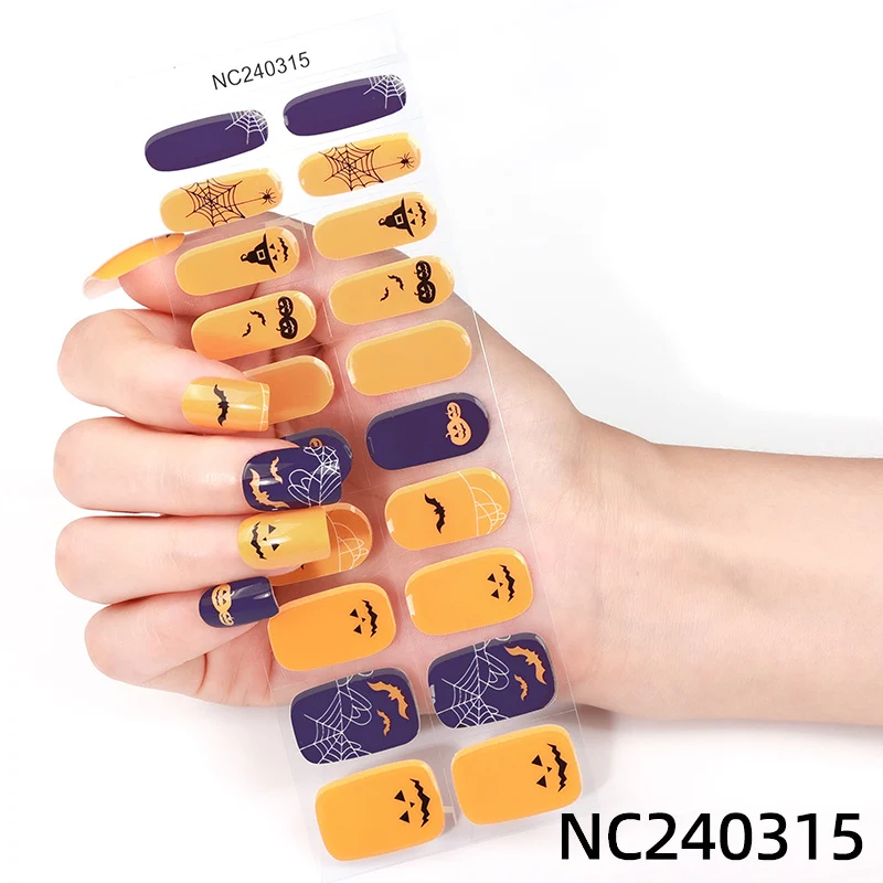 Gothic-inspirierte Press-On-Nagelüberzüge