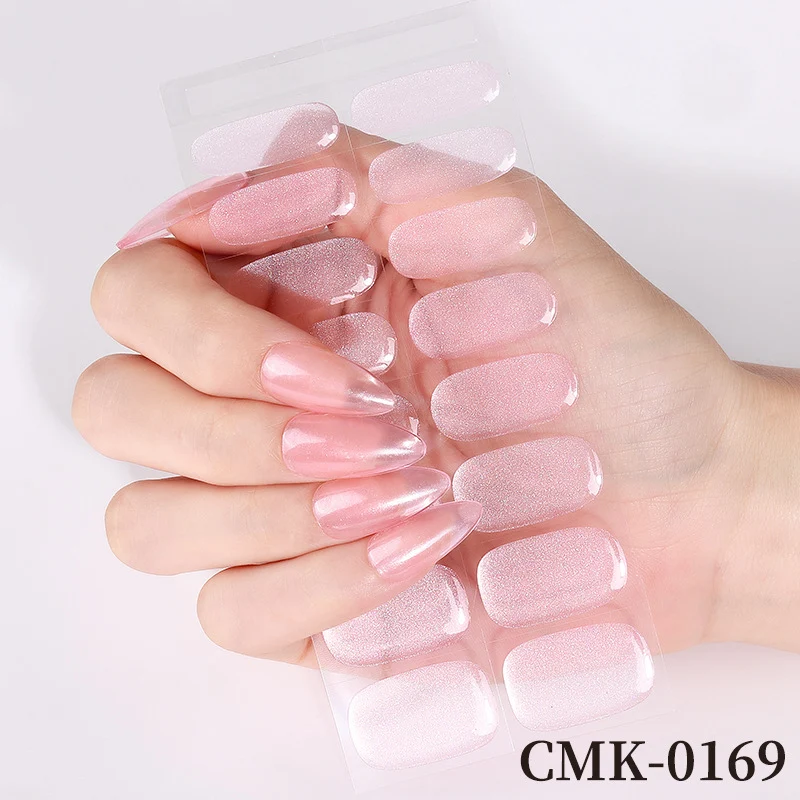 Glänzende Press-On Nail Wraps