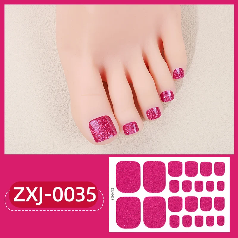 Glitzernde Fußnagel-Wraps 1790954465