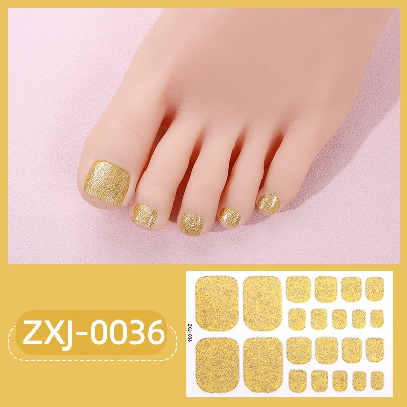 Glitzernde Fußnagel-Wickel 1790954463