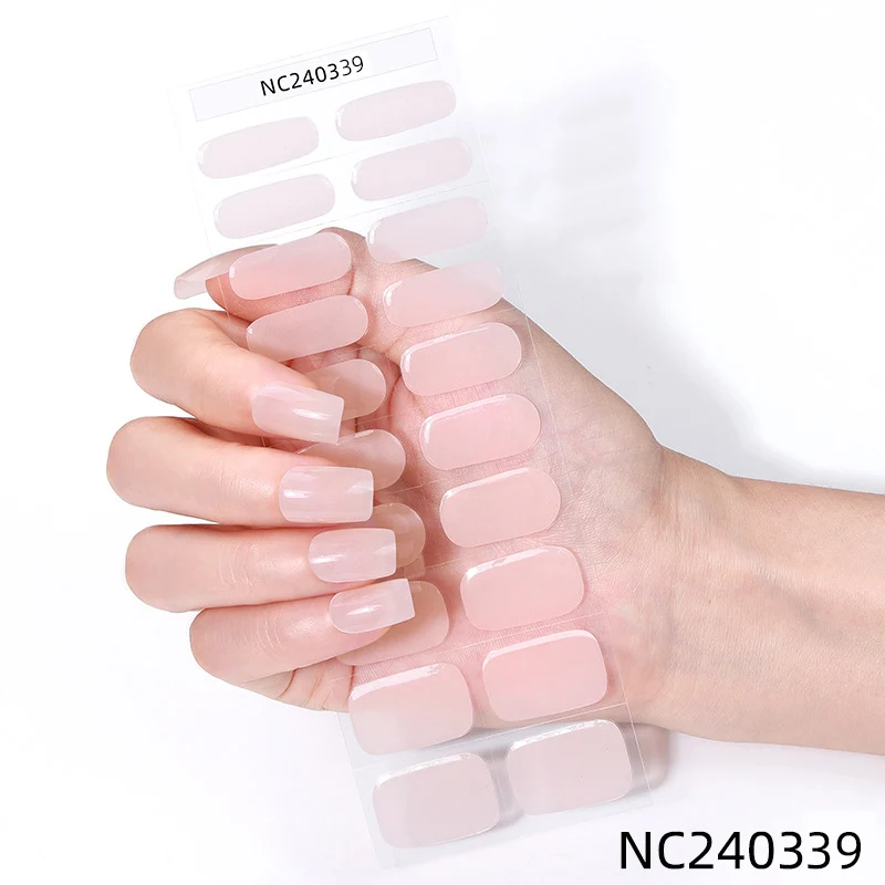 Glitzernde Nagelaufkleber
