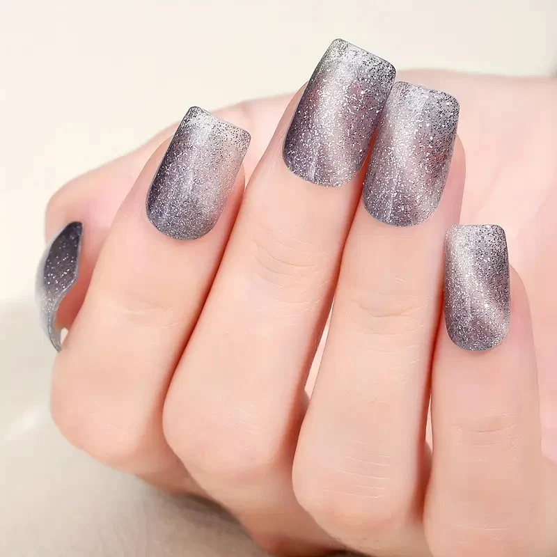 Glitzernde Nagelkunst Aufkleber