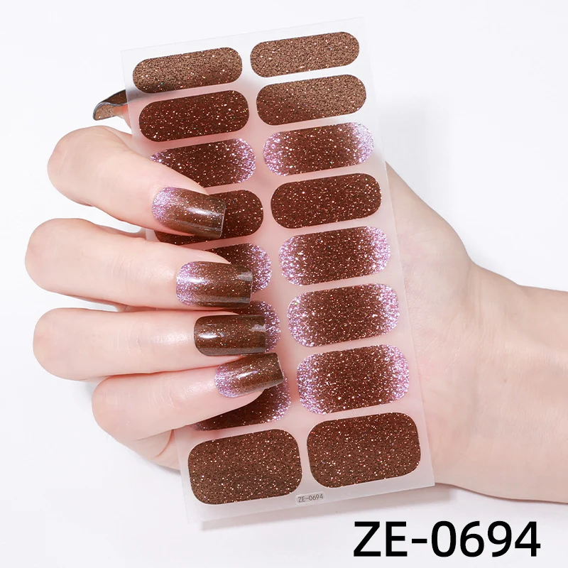 Glitter Ombre Nagelwraps 1790954415