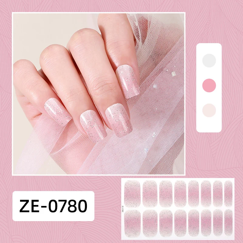 Glitter Ombre Nagelwraps 1790954415