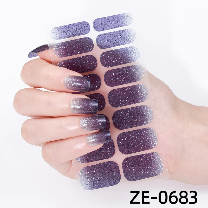 Glitter Ombre Nagelwraps 1790954415