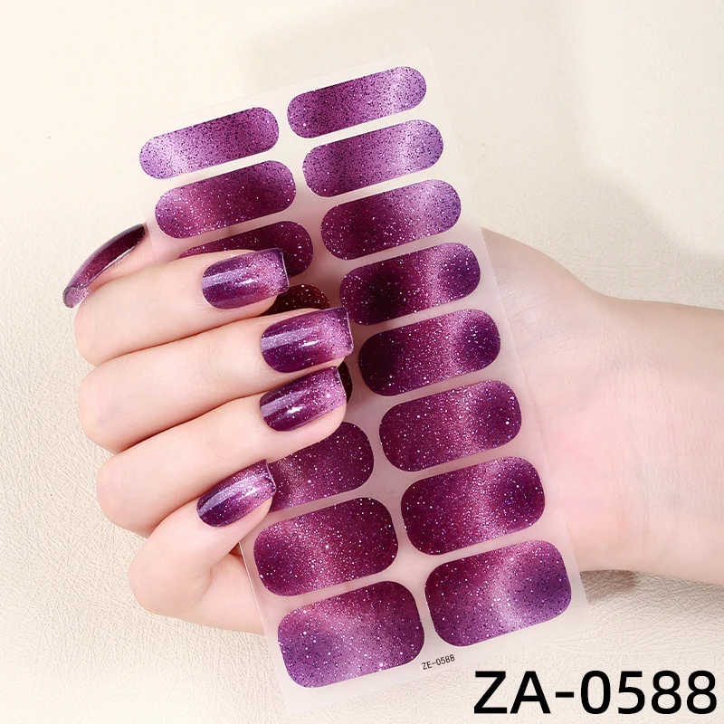 Glitzerverlauf Nagelüberzüge