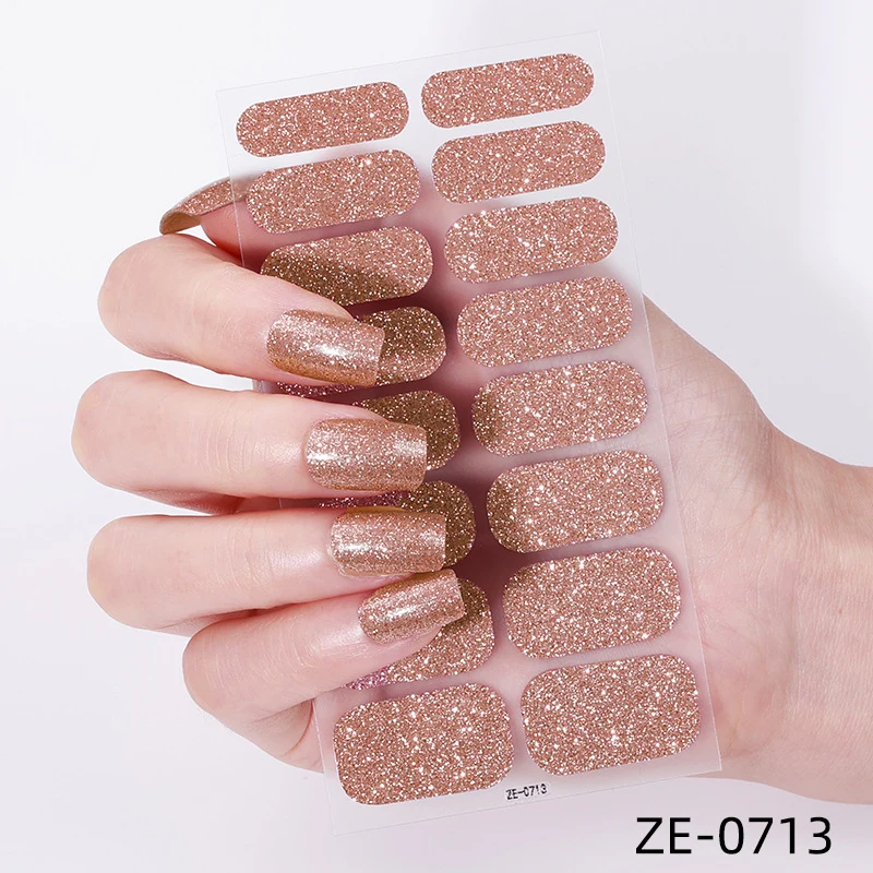 Glitter-Finish-Nagelüberzüge