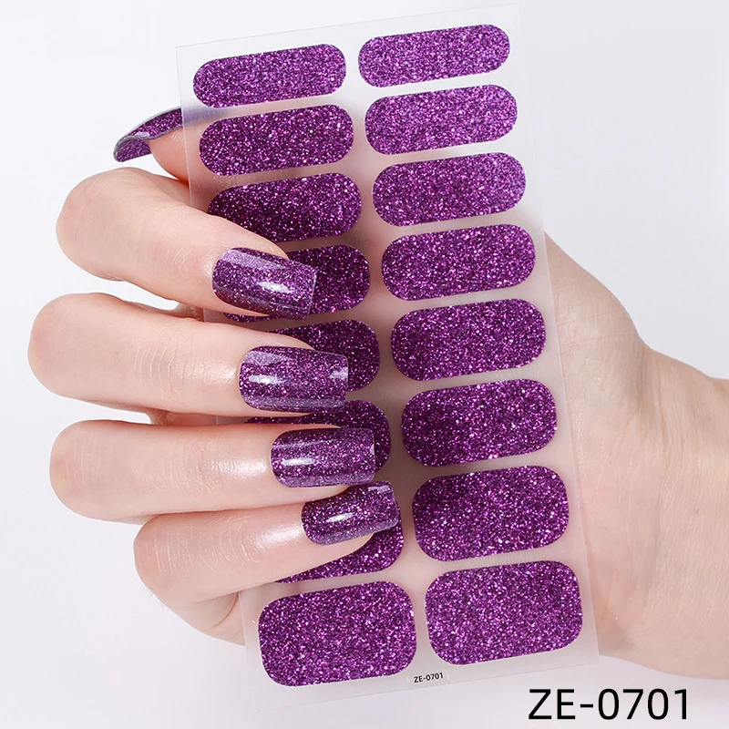 Glitter-Finish-Nagelüberzüge