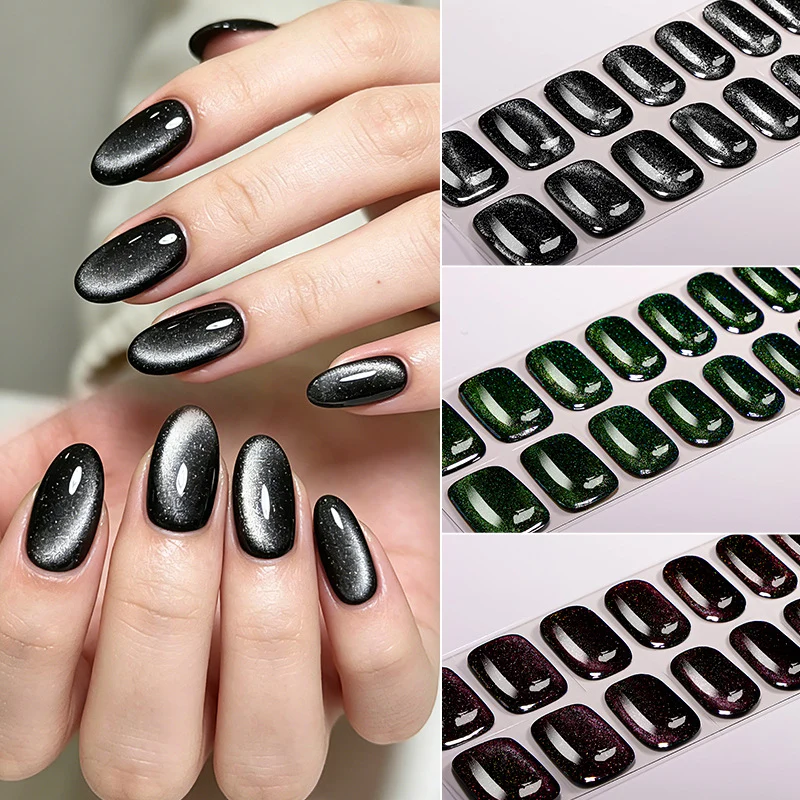 Glamorous Glitzernde Nagel-Wraps