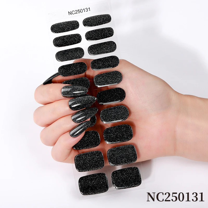 Glamorous Glitzernde Nagel-Wraps