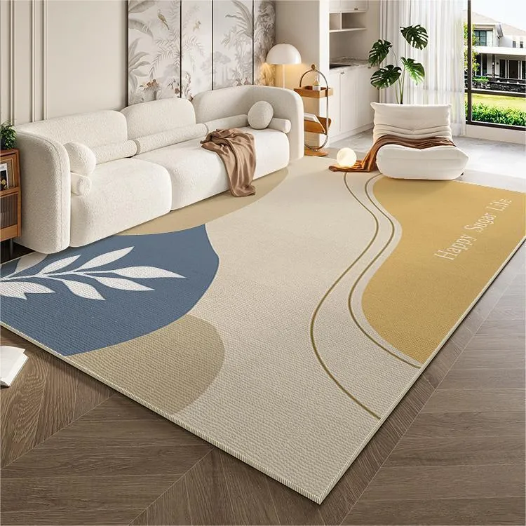 Zeitgenössischer floraler Design-Teppich