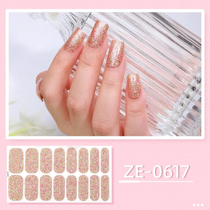 Elegante Press-On-Nagelwickel